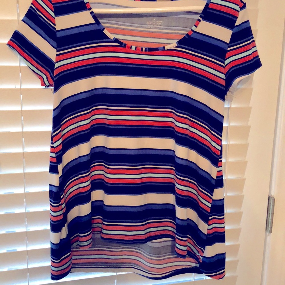 🙂Striped stretchy soft t shirt